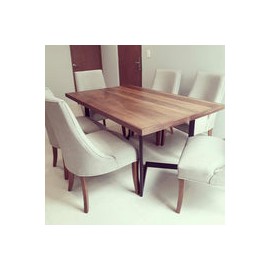 Mesa de Comedor Less Nogal