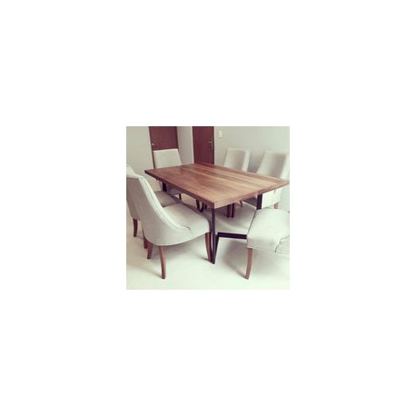 Mesa de Comedor Less Nogal