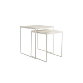 Mesa Lateral de Mármol Kim