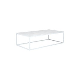 Mesa de Centro Amur Rectangular Mármol Blanca