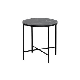 Mesa Lateral de Mármol Round