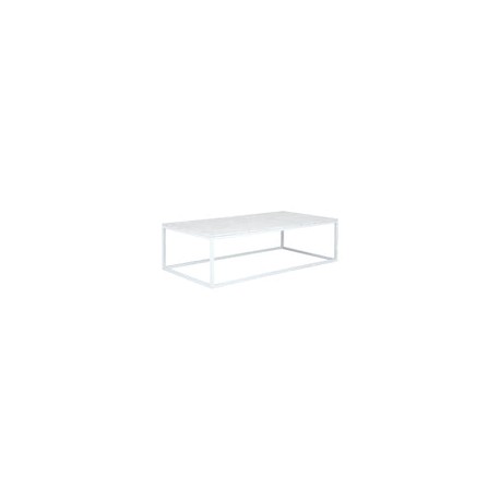 Mesa de Centro Amur Rectangular Mármol Blanca