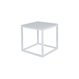 Mesa Lateral Amur Mármol Blanco